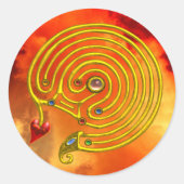 HYPER LABYRINTH RUNDER AUFKLEBER (Vorderseite)