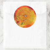 HYPER LABYRINTH RUNDER AUFKLEBER (Tasche)