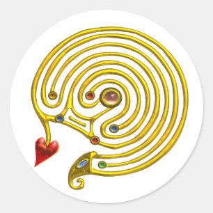 HYPER LABYRINTH RUNDER AUFKLEBER