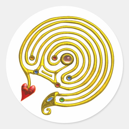 HYPER LABYRINTH RUNDER AUFKLEBER (Vorderseite)