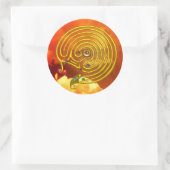 HYPER LABYRINTH RUNDER AUFKLEBER (Tasche)