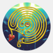 HYPER LABYRINTH RUNDER AUFKLEBER (Vorderseite)