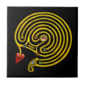 HYPER LABYRINTH, schwarz Fliese (Vorderseite)