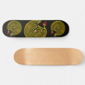 HYPER LABYRINTH, schwarz Skateboard (Horizontal)