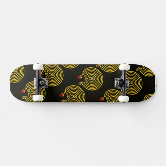 HYPER LABYRINTH, schwarz Skateboard (Horizontal)