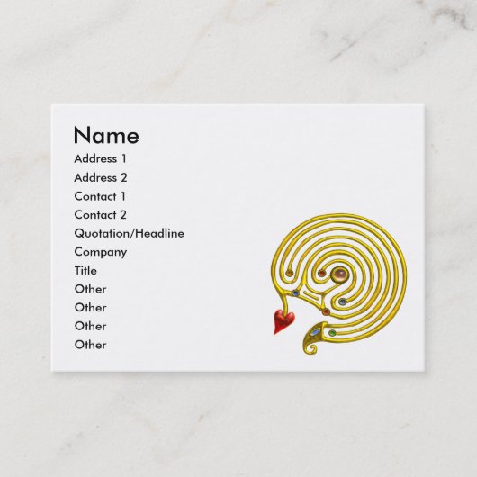 HYPER LABYRINTH VISITENKARTE (Vorderseite)