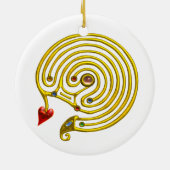 HYPER LABYRINTH weiß Keramikornament (Hinten)