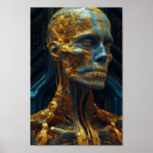 Hyper-Maximalist Abstrakte Kunstdrucke für Vollkör Poster