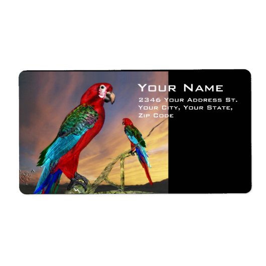 HYPER PARROS / BLAUE ARA (Vorne)