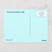 HYPER PARROS / BLAUE ARA POSTKARTE (Rückseite)