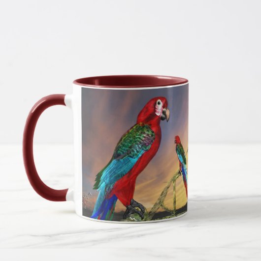 HYPER PARROS / RED ARA TASSE (Links)