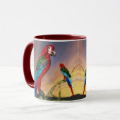 HYPER PARROS / RED ARA TASSE (Vorderseite Links)