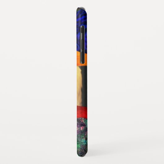 HYPER PARROS /RED UND BLAUE ARA Case-Mate iPhone HÜLLE (Hinten/Links)