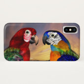 HYPER PARROS /RED UND BLAUE ARA Case-Mate iPhone HÜLLE (Rückseite (Horizontal))