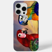 HYPER PARROS /RED UND BLAUE ARA Case-Mate iPhone HÜLLE (Rückseite)