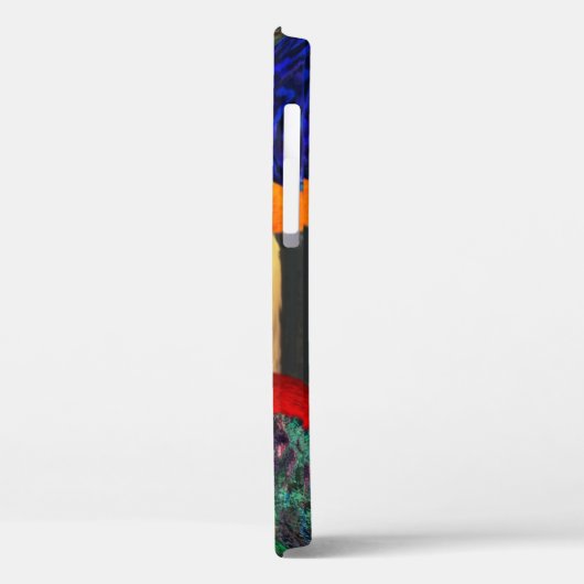 HYPER PARROS /RED UND BLAUE ARA Case-Mate iPhone HÜLLE (Rückseite / Links)