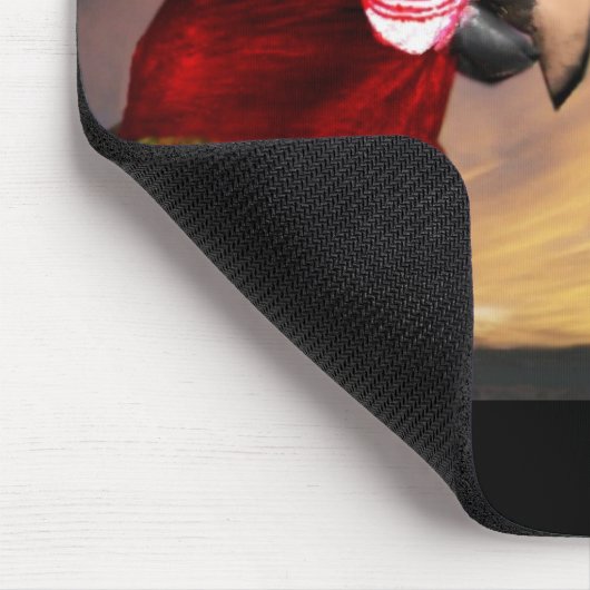 HYPER PARROS /RED UND BLAUE ARA MOUSEPAD (Ecke)