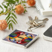 HYPER PARROS /RED UND BLAUE ARA SCHLÜSSELANHÄNGER (Seite)