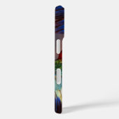 HYPER PARROS /RED UND BLAUE ARTE GEMSTONE MONOGRAM Case-Mate iPhone HÜLLE (Rückseite / Rechts)