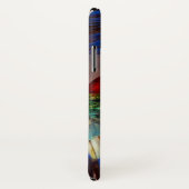 HYPER PARROS /RED UND BLAUE ARTE GEMSTONE MONOGRAM Case-Mate iPhone HÜLLE (Hinten/Rechts)