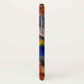 HYPER PARROS /RED UND BLAUE ARTE GEMSTONE MONOGRAM Case-Mate iPhone HÜLLE (Hinten/Links)