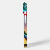 HYPER PARROS / ROTES ARA-MONOGRAM Case-Mate iPhone HÜLLE (Rückseite / Links)