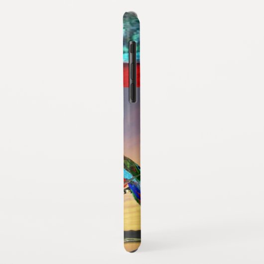 HYPER PARROS / ROTES ARA-MONOGRAM Case-Mate iPhone HÜLLE (Hinten/Links)