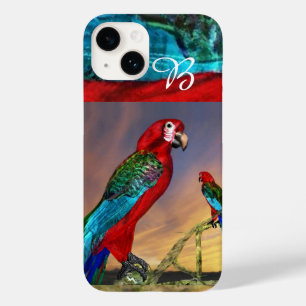 HYPER PARROS / ROTES ARA-MONOGRAM Case-Mate iPhone HÜLLE