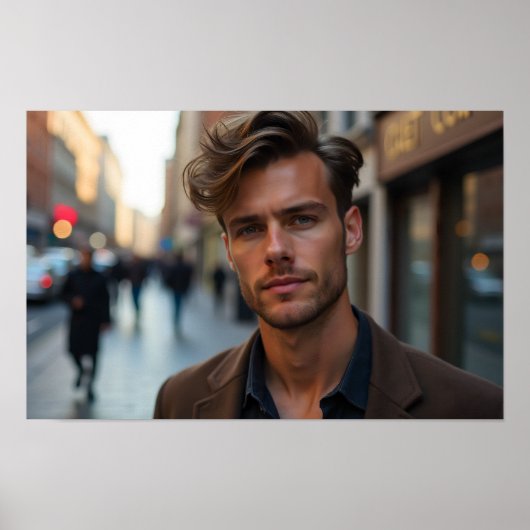 Hyper-Realistic 8K AI Photography for Commercial D Poster (Vorne)