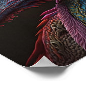 Hyper Realistic Dragon Art Poster (Ecke)