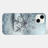 Hyper-Realistic Frozen Snowflake Phone Case Winter (Rückseite (Horizontal))