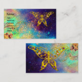 HYPER-SCHALTFLÄCHE IN GOLD-GLITZERN VISITENKARTE (Vorne/Hinten)