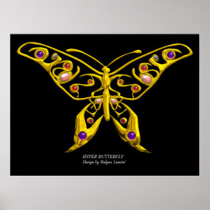 HYPER SCHMETTERLING,kolossale Größe Poster