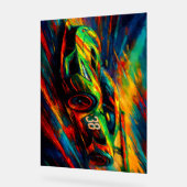 hyper-stilisiertes Rennfahrzeug Acrylschild (Winkel)