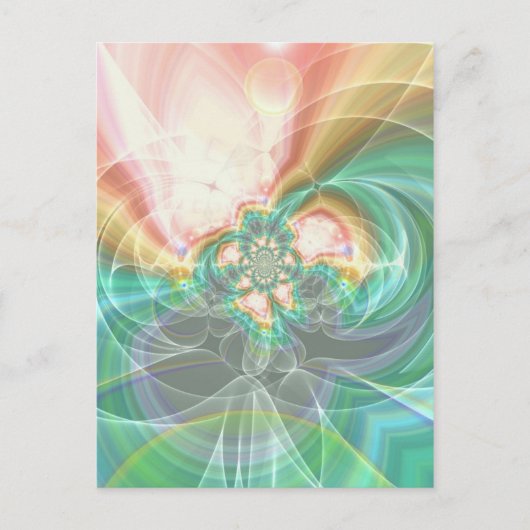 Hyper Swirl Postkarte (Vorderseite)