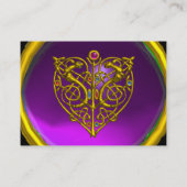 HYPER VALENTINE AMETHYST, lila Veilchen Visitenkarte (Rückseite)