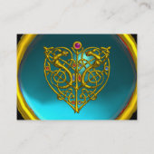 HYPER VALENTINE AQUAMARINE, blau Visitenkarte (Rückseite)