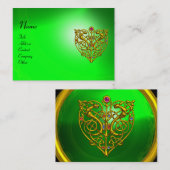 HYPER VALENTINE EMERALD, grün Visitenkarte (Vorne/Hinten)