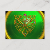 HYPER VALENTINE EMERALD, grün Visitenkarte (Rückseite)