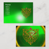 HYPER VALENTINE EMERALD, grün Visitenkarte (Vorne/Hinten)