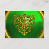 HYPER VALENTINE EMERALD, grün Visitenkarte (Rückseite)