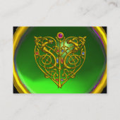 HYPER VALENTINE EMERALD, grün Visitenkarte (Rückseite)