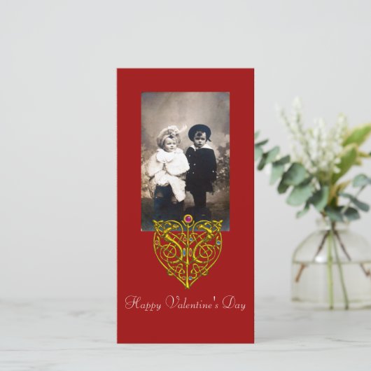 HYPER VALENTINE FEIERTAGSKARTE (Stehend Vorderseite)