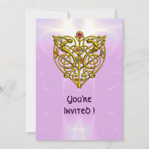 HYPER VALENTINE hellrosa lila Einladung