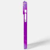 HYPER VALENTINE HERZMONOGRAMM Pink Fuchsia Lila Case-Mate iPhone Hülle (Rückseite / Links)