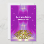 HYPER VALENTINE lila Einladung (Rückseite)