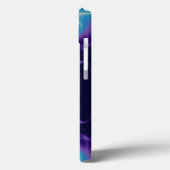 HYPER VALENTINE MONOGRAMM Pink Fuchsia Lila Case-Mate iPhone Hülle (Rückseite / Links)