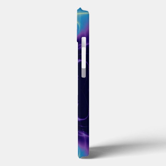 HYPER VALENTINE MONOGRAMM Pink Fuchsia Lila Case-Mate iPhone Hülle (Rückseite / Links)