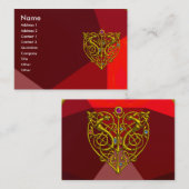 HYPER VALENTINE RUBY 2,rot Visitenkarte (Vorne/Hinten)