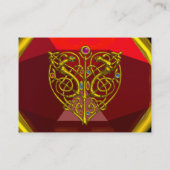 HYPER VALENTINE RUBY 2,rot Visitenkarte (Rückseite)